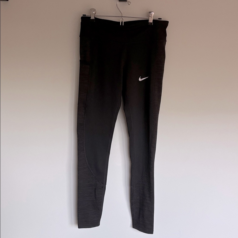 Nike Woman's Black Running Power Tights Size Small New With Tag